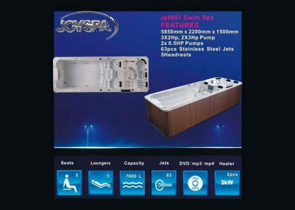 Плавательный спа-бассейн с противотоком Joy Spa JY 8601